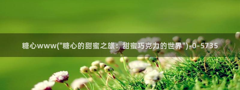 心糖的vlog